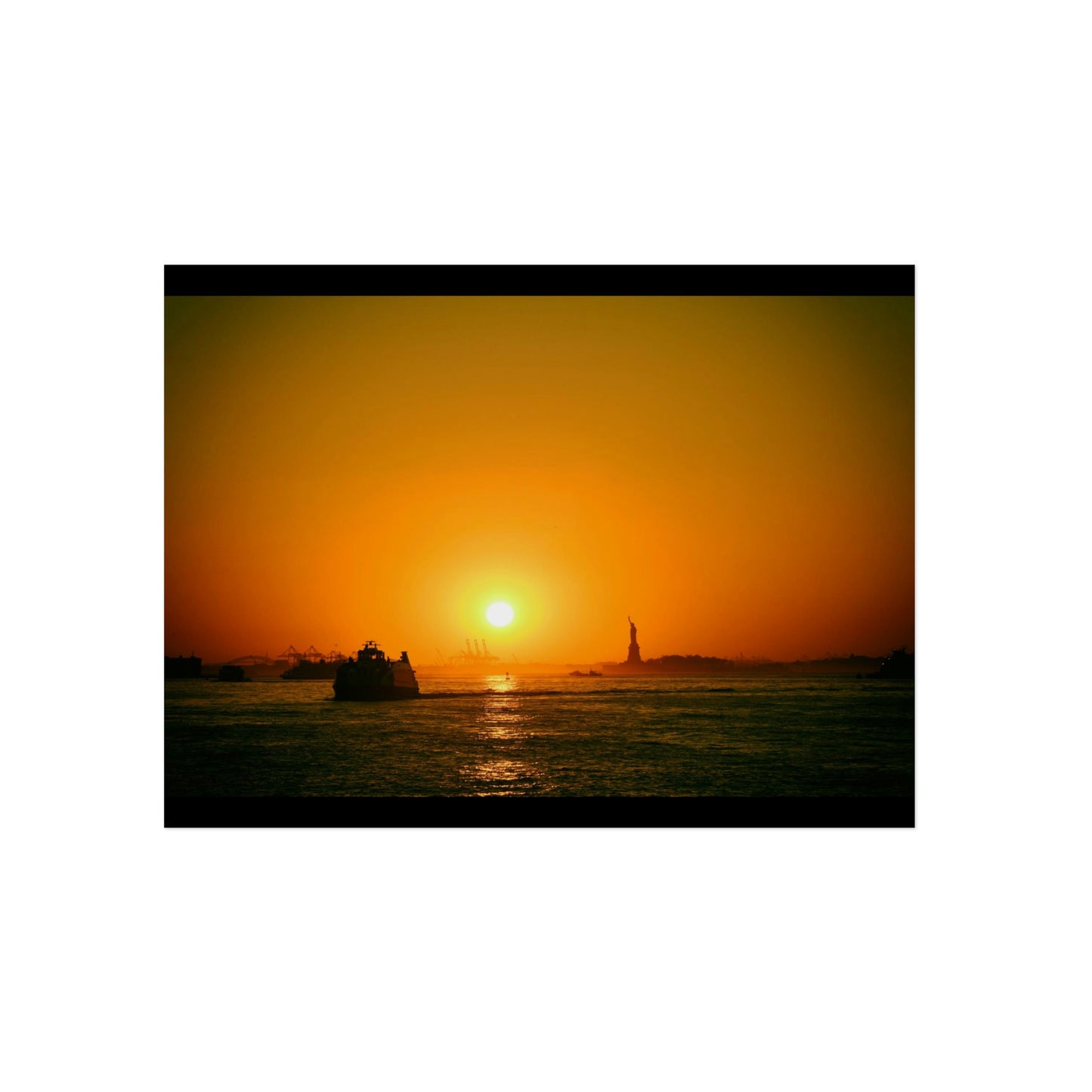 Statue of Liberty at sunset Aluminum Composite Panels