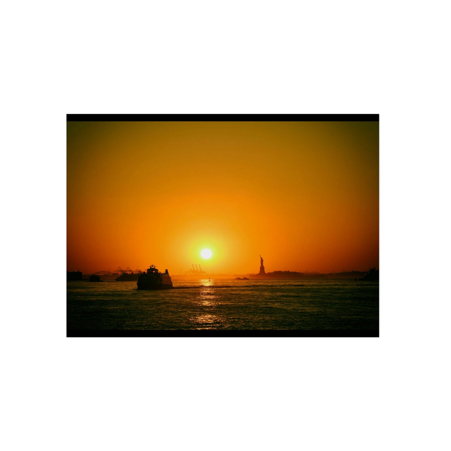 Statue of Liberty at sunset Aluminum Composite Panels