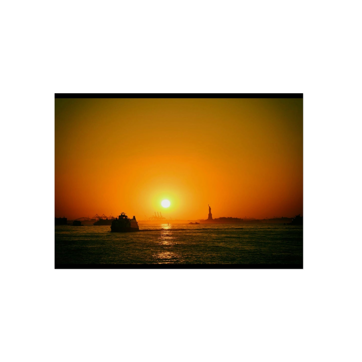 Statue of Liberty at sunset Aluminum Composite Panels