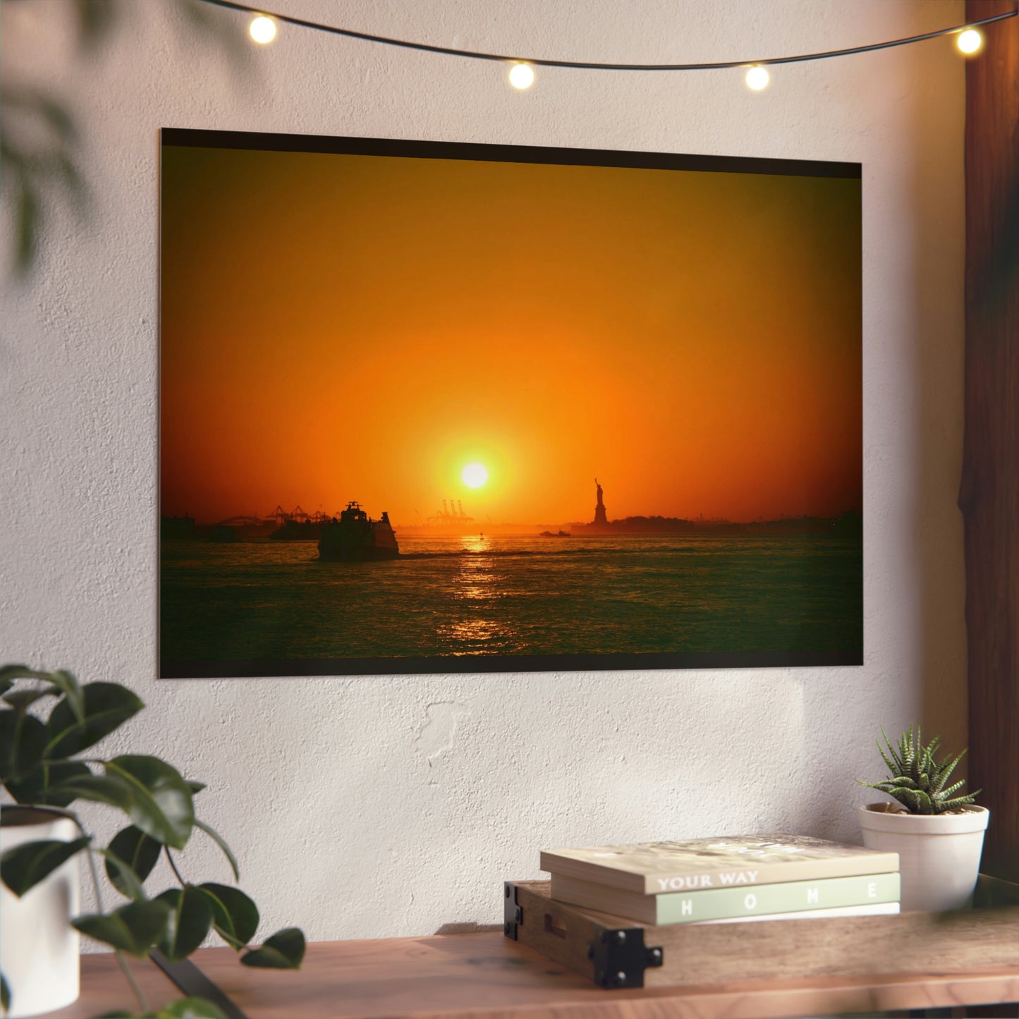 Statue of Liberty at sunset Aluminum Composite Panels